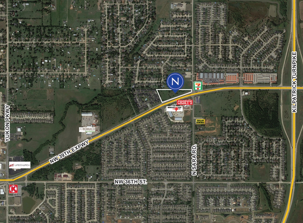 NW 39th Expressway & Sara Road